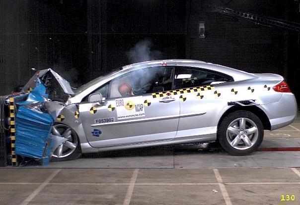 Peugeot 407 Coupé: Fünf Sterne im EuroNCAP-Crashtest